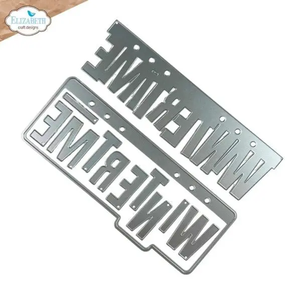 Winter Wanderlust Collection - Dies - Wintertime Wordstrip 1