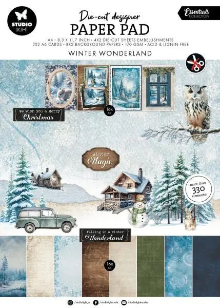 Winter Wonderland Essentials - Die Cut Paper Pad 1