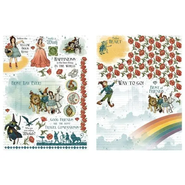 Wonder Of Oz - Rub On Transfers 1