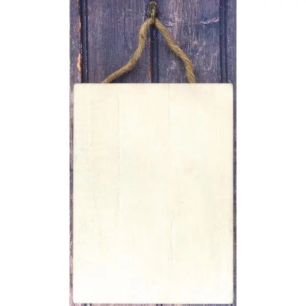 Wooden Plaque - 6 X 8" 1