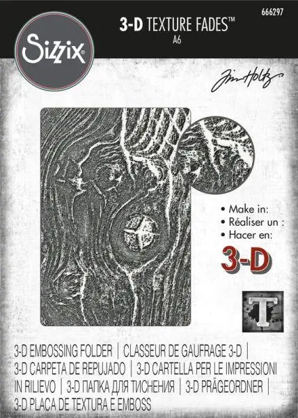 Woodgrain - 3D Texture Fades Embossing Folder 1