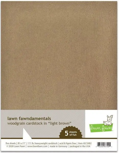 Woodgrain Cardstock - Light Brown 1