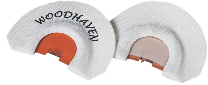 Woodhaven Copperhead Diaphragm Call Triple Reed Attracts Turkeys White 1