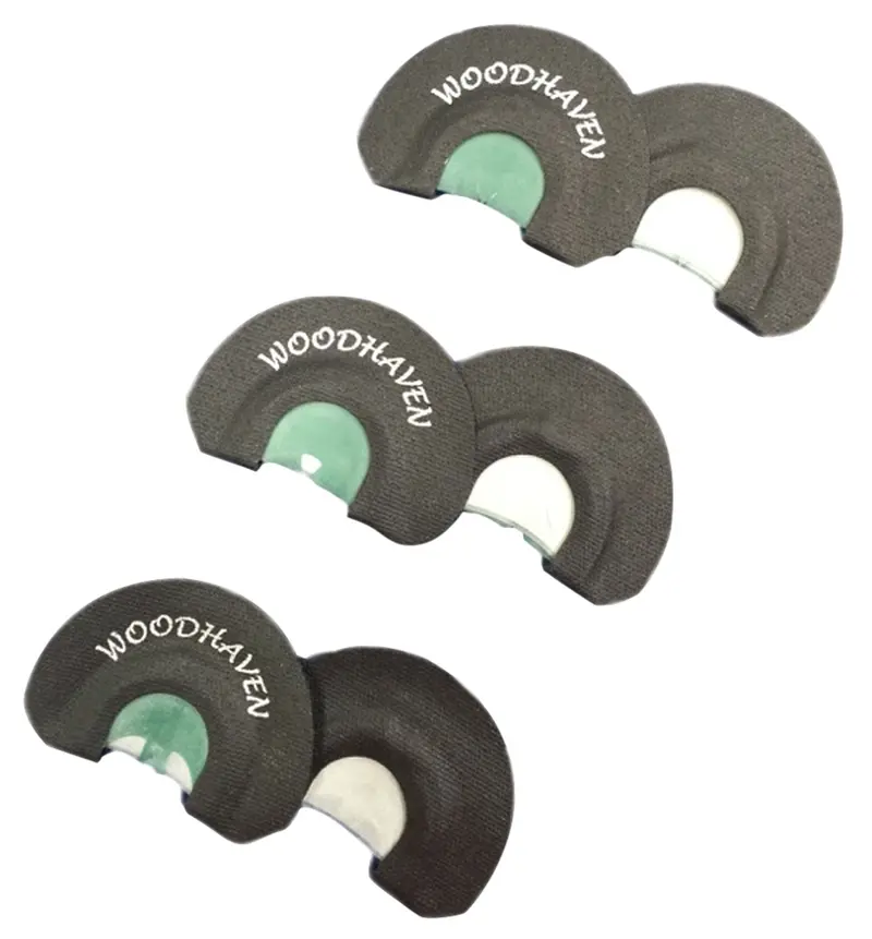 Woodhaven Ninja Diaphragm Call Triple Reed Attracts Turkeys Black 3 Per Pkg 1