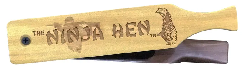 Woodhaven Ninja Hen Box Call Attracts Turkeys Natural Walnut 1