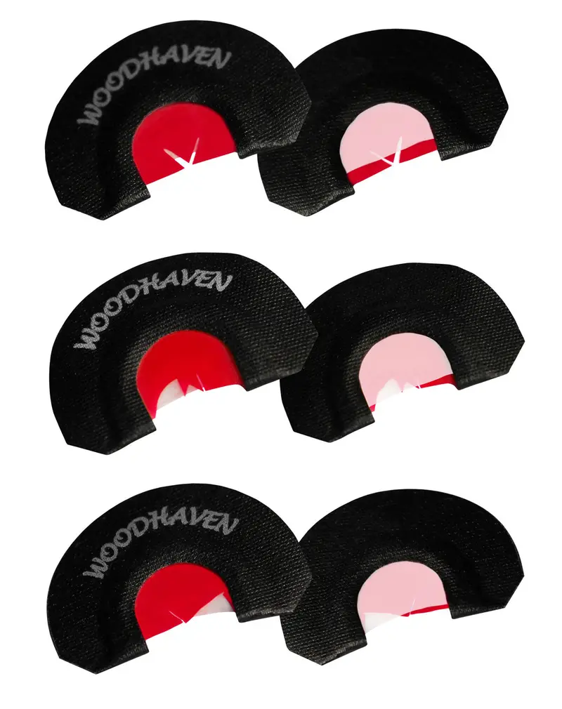 Woodhaven Red Ninja Power V Diaphragm Call Triple Reed Attracts Turkeys Black 3 Per Pkg 1
