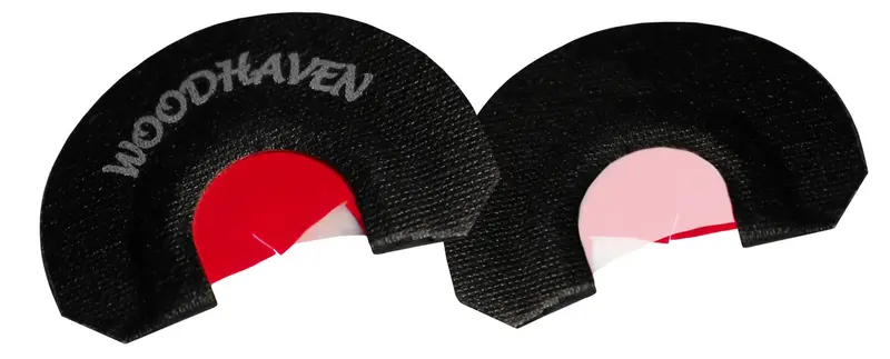 Woodhaven Red Ninja Reverse Hammer Diaphragm Call Triple Reed Attracts Turkeys Black 1