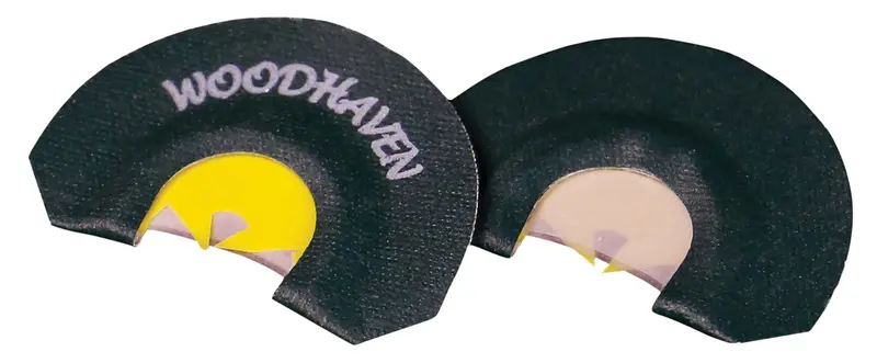 Woodhaven Talon Diaphragm Call Triple Reed Turkey Hen Sounds Attracts Turkeys Black 1