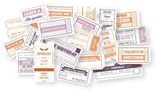 Woodland Springs - Die Cut Tickets 1