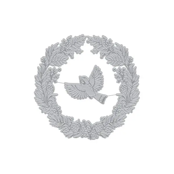 Wreath & Finch Letterpress & Foil Plate 1
