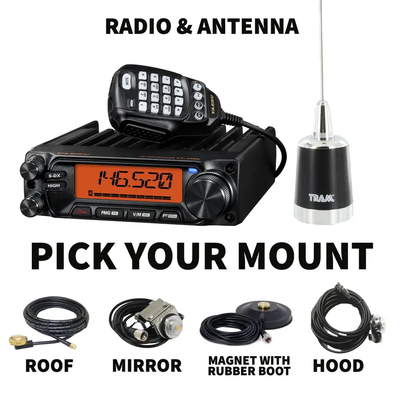 Yaesu Ft-3185R 85W Vhf Radio Bundle 1