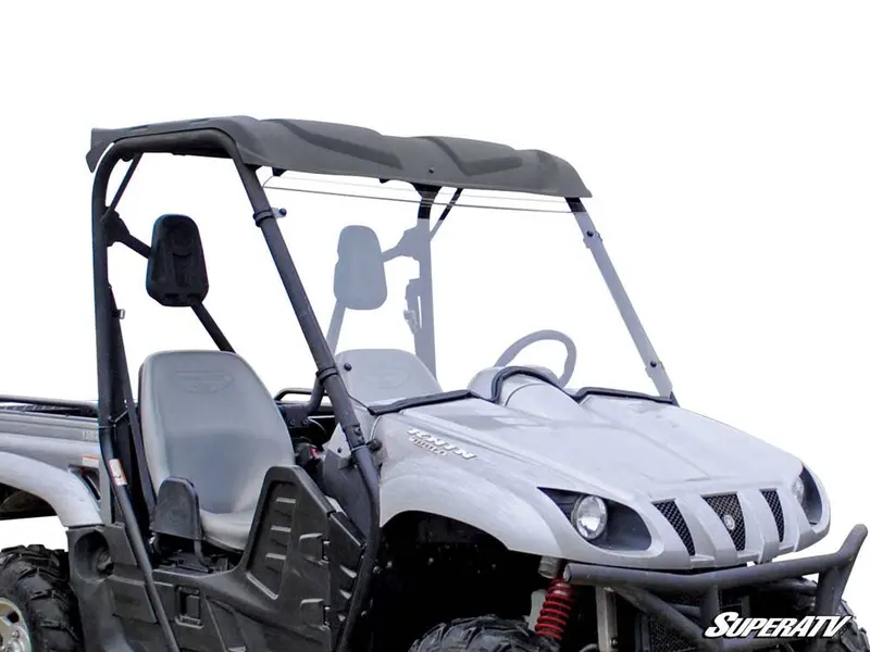 Yamaha Rhino Scratch Resistant Full Windshield 1