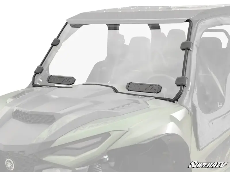 Yamaha Wolverine Rmax Vented Full Windshield 1