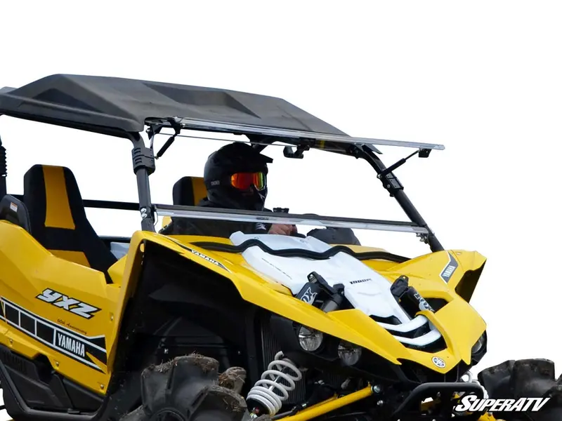 Yamaha Yxz Scratch Resistant Flip Windshield 1