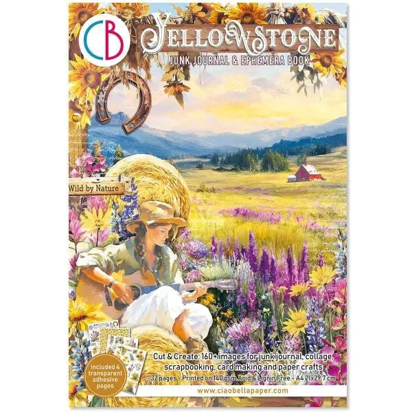 Yellowstone - Junk Journal & Ephemera Book 1