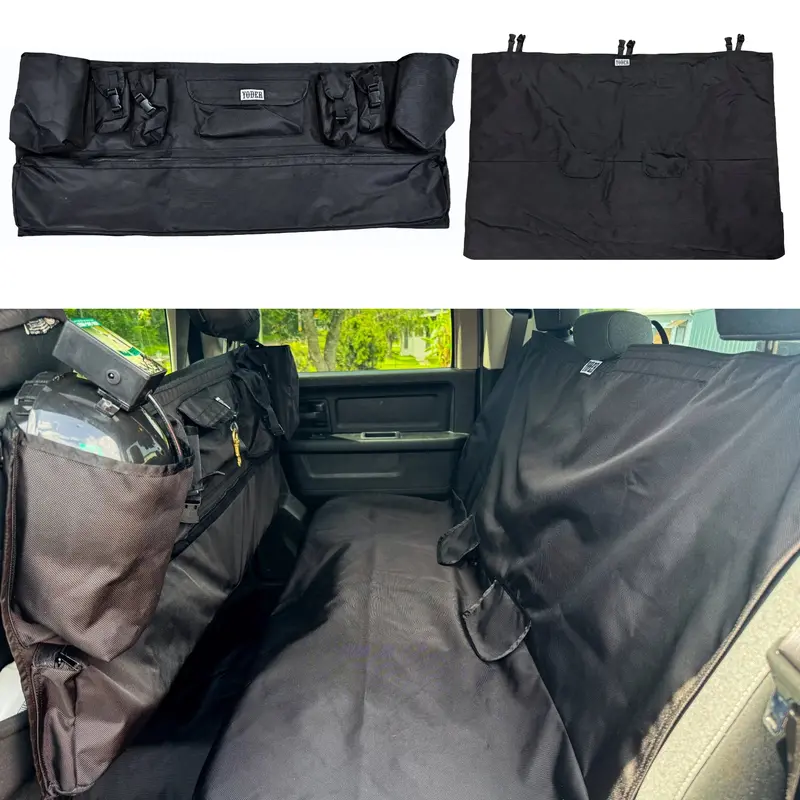 Yoder Backseat Bundle (Organizer & Seat Cover) 1