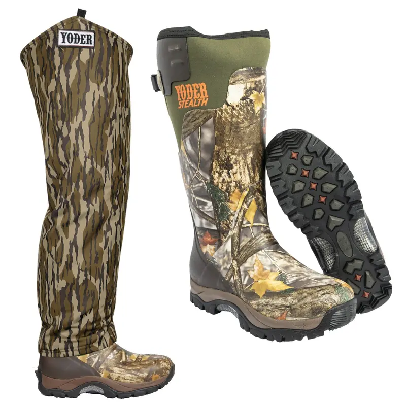 Yoder Stealth Boots With Yoder Bottomland Chaps 1