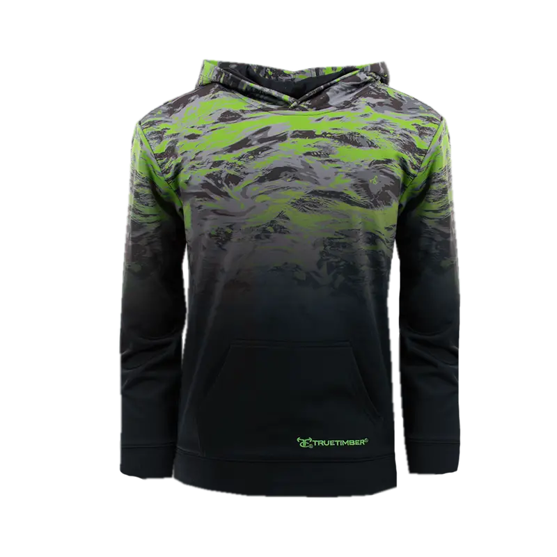 Youth Dropshot Gradient Hoodie - Caiman Flash/Black 1
