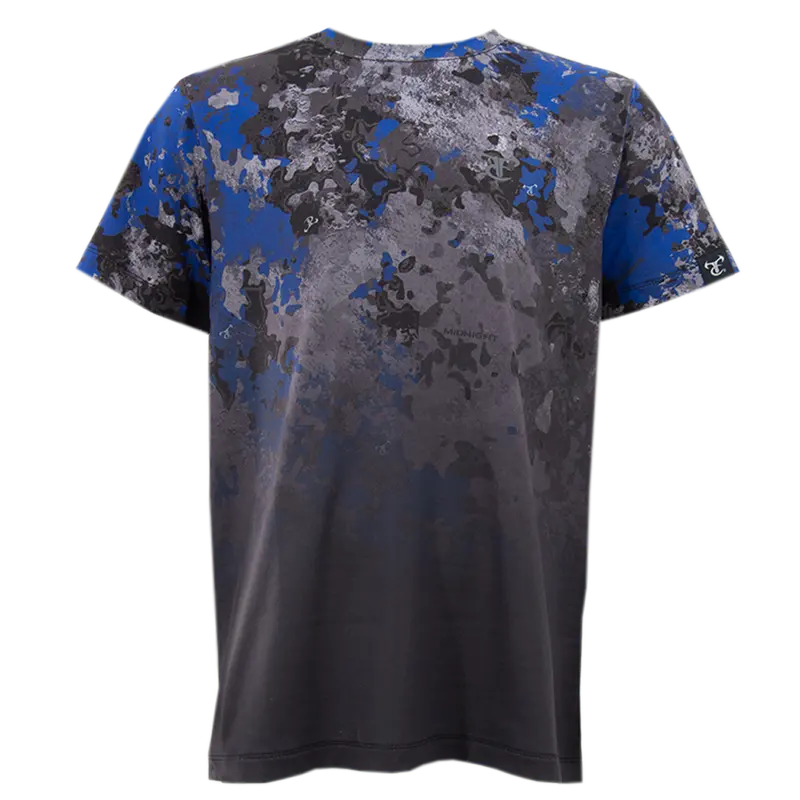 Youth Ss Gradient Crew - Midnight Blue/Gray 1