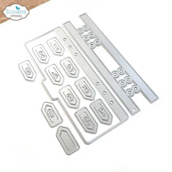 You've Got Mail - Dies - Half Page Tab 3 With Paperclip Numbers 1