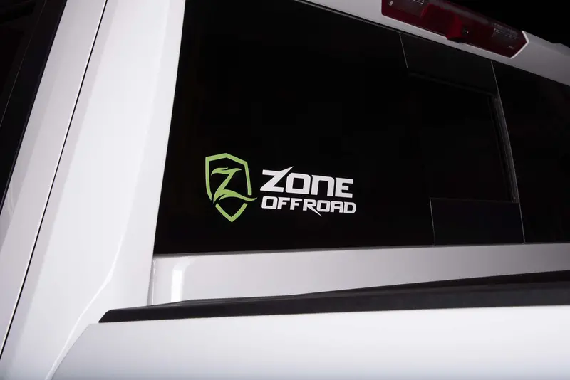 Zone Vinyl Logo Decal - Green + White 1