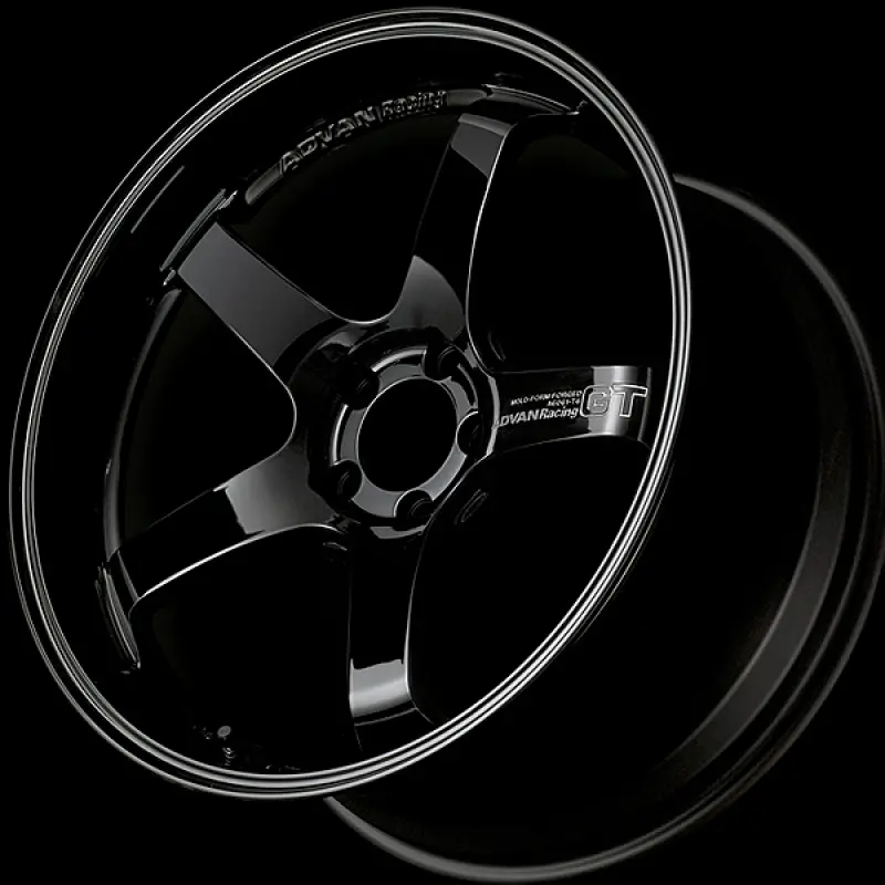 Advan Gt Premium Racing Wheel – 19X9.5", +29Mm Offset, 5X112Mm Bolt Circle, 66.5Mm Hub Bore, Gloss Black Finish 1