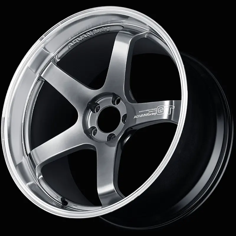 Advan Gt Premium Version 21X10.0 / +25 Et / 5-112 / 66.5Mm Bore / Machining & Hyper Platinum Black 1