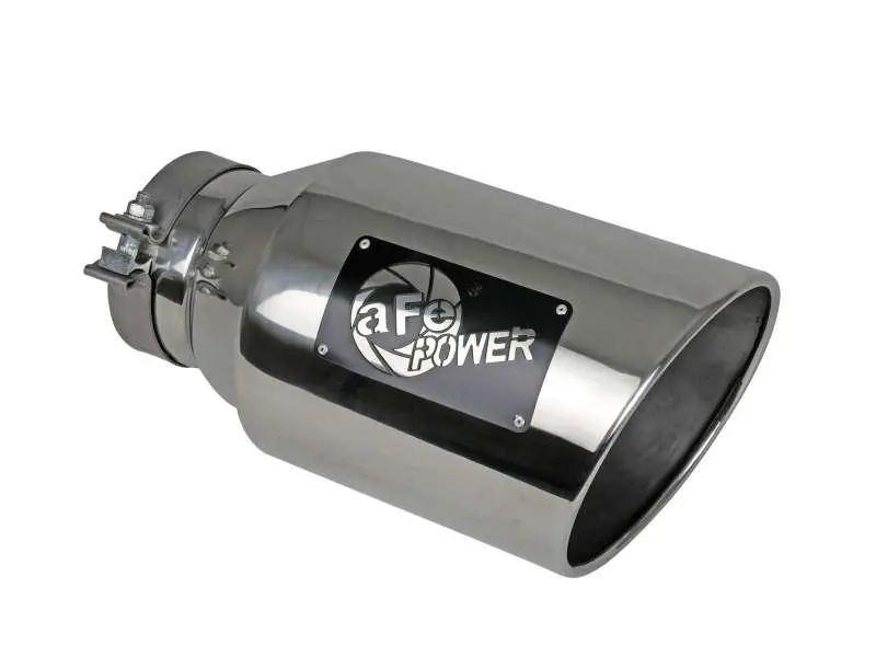 Afe Power Mach Force-Xp Clamp-On Exhaust Tip – Universal Fit, 5" Inlet / 8" Outlet, Polished Stainless Steel 1