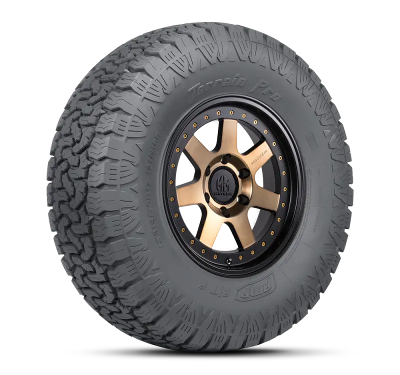 Amp Terrain Pro All-Terrain Tire – 33×12.50R24Lt, Load Range Lt, 106R Speed Rating 1