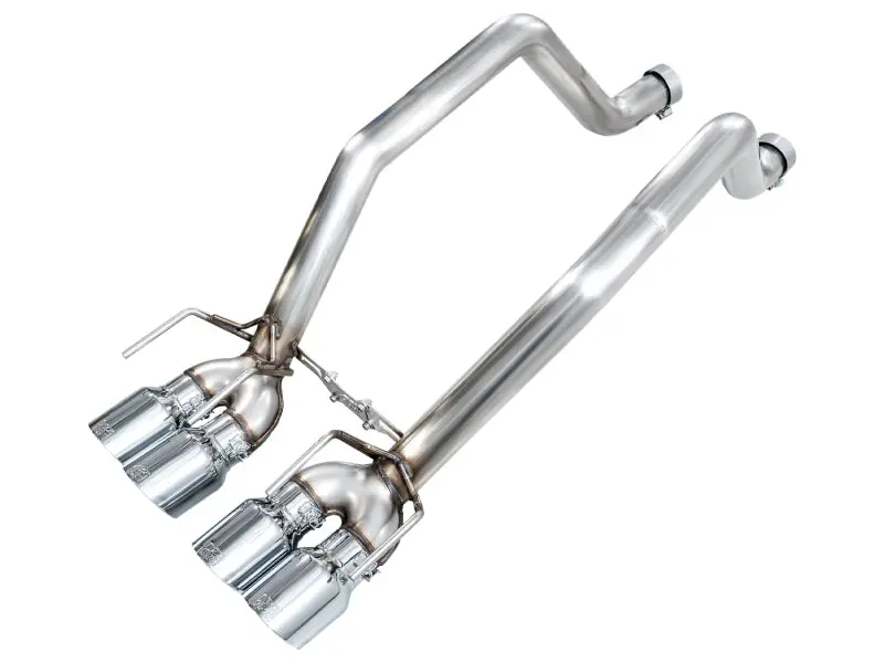 Awe Tuning Track Edition Axle-Back Exhaust For C6 Corvette Z06/Zr1 – Chrome-Silver Tip Finish 1