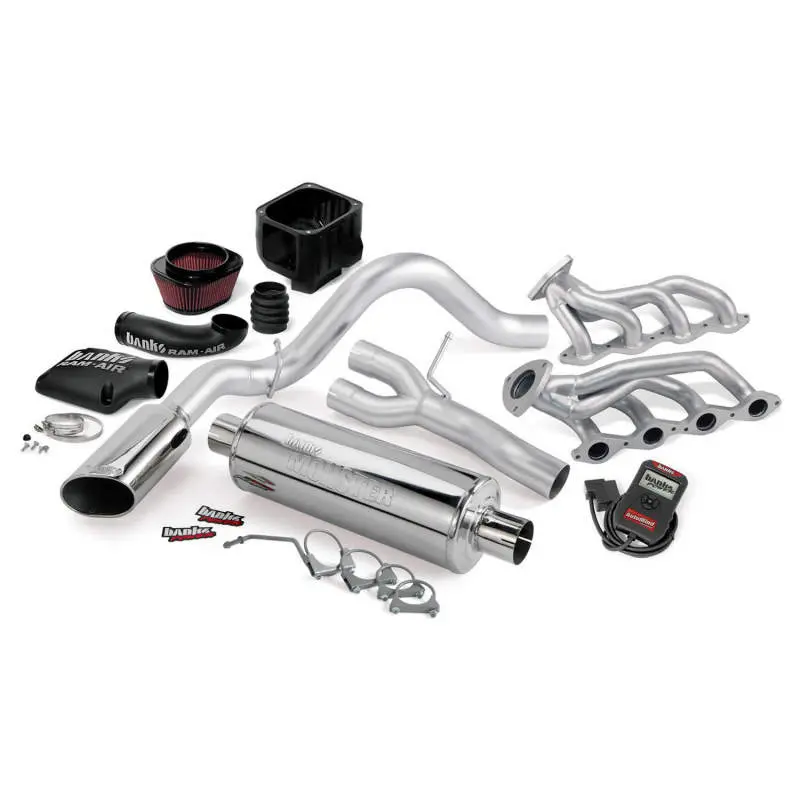 Banks Powerpack System For 2010 Chevy 5.3L Ccsb Ffv – Includes Ss Single-Side Exit Exhaust & Chrome Tip 1
