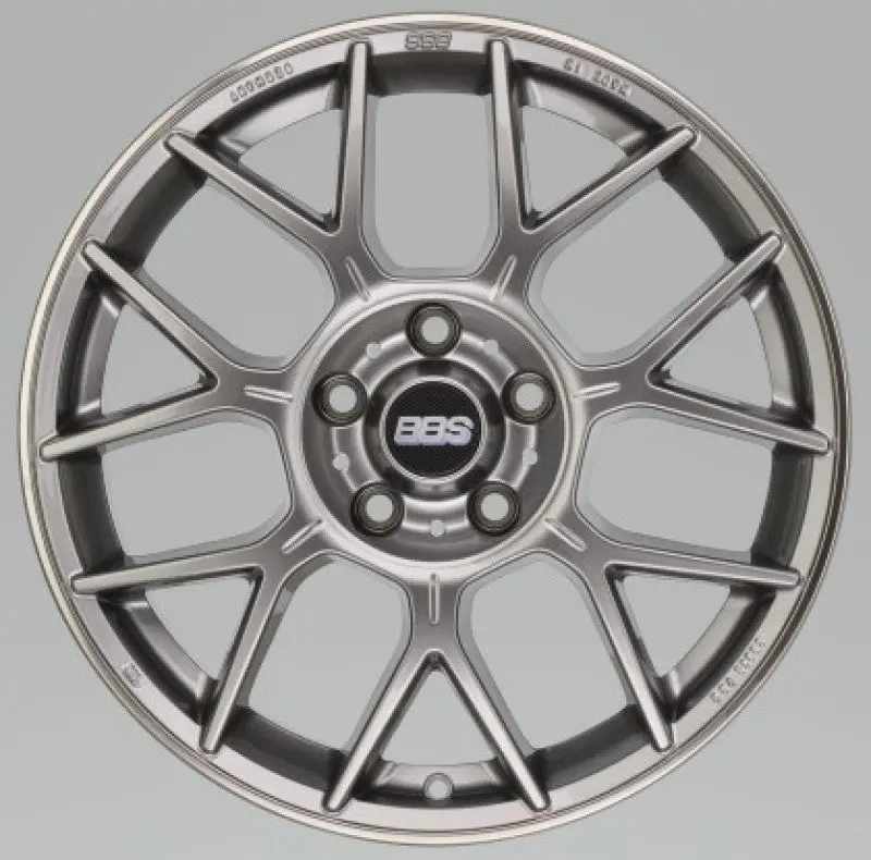 Bbs Xr 17X7.5 Inch Alloy Wheel – 5X114.3 Bolt Pattern, Et35 Offset, Platinum Gloss Finish, Requires 82Mm Hub Centric Ring 1