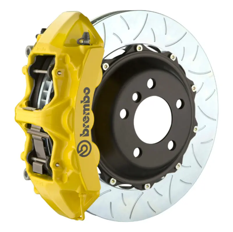 Brembo Gt Big Brake Kit For 2004–2005 Volkswagen R32 (Mk4): 6-Piston Front Calipers With 355X32Mm Slotted Two-Piece Rotors 1