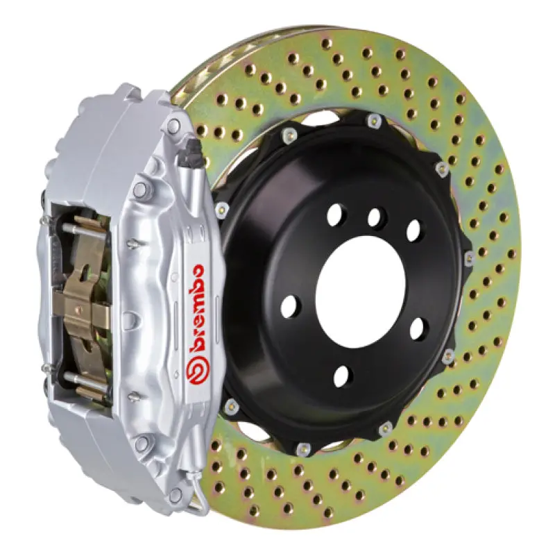 Brembo Gt Front Brake Kit For 1995–1998 Porsche 993 C2/C4/C4S/Turbo – 4-Piston Cast Calipers, 355X32Mm Drilled Two-Piece Rotors 1