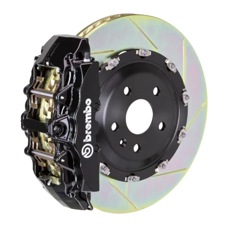 Brembo Gt Front Brake Kit For 2006–2009 Mercedes-Benz Clk63 Amg (W209) — 8-Piston Calipers, 380X34Mm Slotted Two-Piece Rotors 1