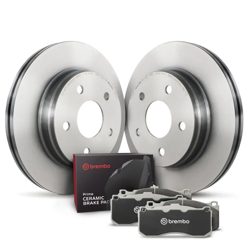 Brembo Oe Replacement Front Brake Kit For 2013–2020 Ford Fusion & 2013–2016 Lincoln Mkz 1