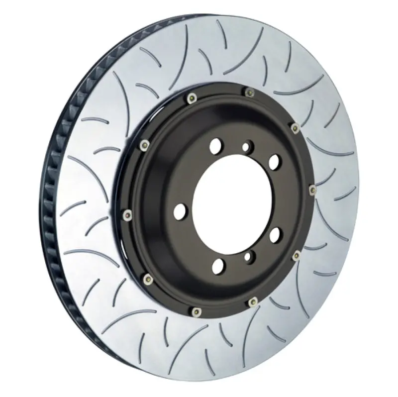 Brembo Two-Piece Front Brake Rotors For 2010–2011 Porsche 997.2 Gt3/Gt3 Rs – 380X34Mm, Slotted Type-3 1