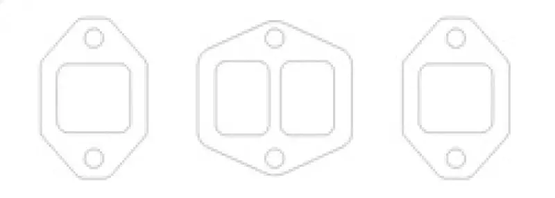 Cometic Golden Rocket Exhaust Manifold Gasket Kit – .059" Thickness, Cfm Design For Oldsmobile 371 Gen-1 Rocket V8 1