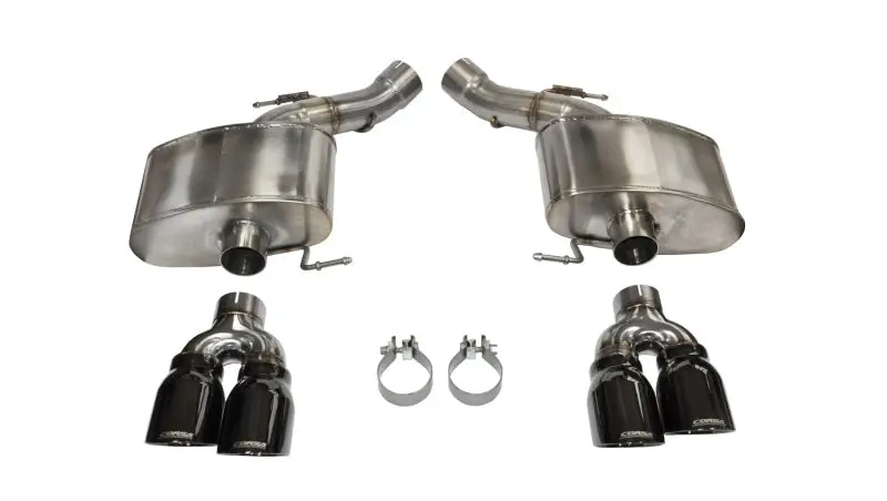 Corsa Black Sport Axle-Back Exhaust System For 2012–2015 Bmw M6 (F12/F13/F06) 1