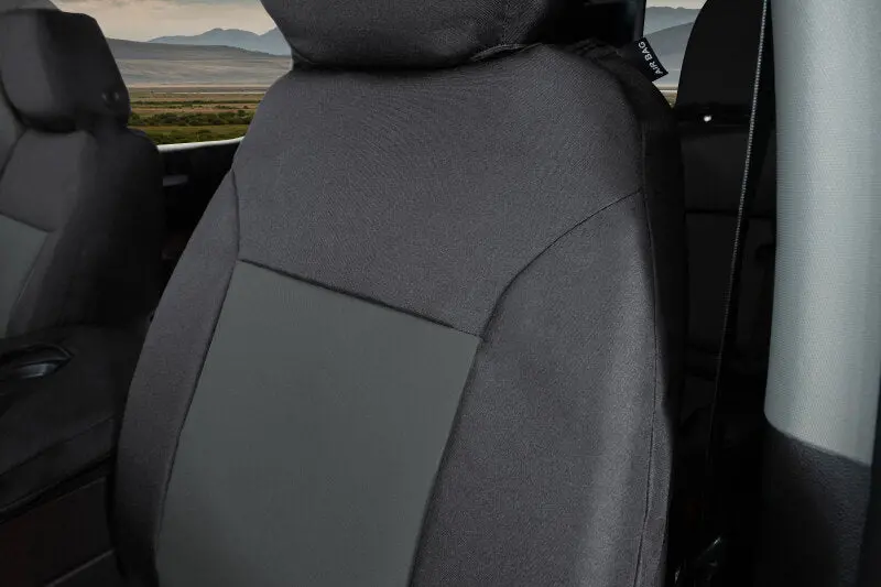 Covercraft Endura Precisionfit Second-Row Seat Covers For 2019–2024 Toyota Rav4 – Black/Charcoal Custom Fit 1