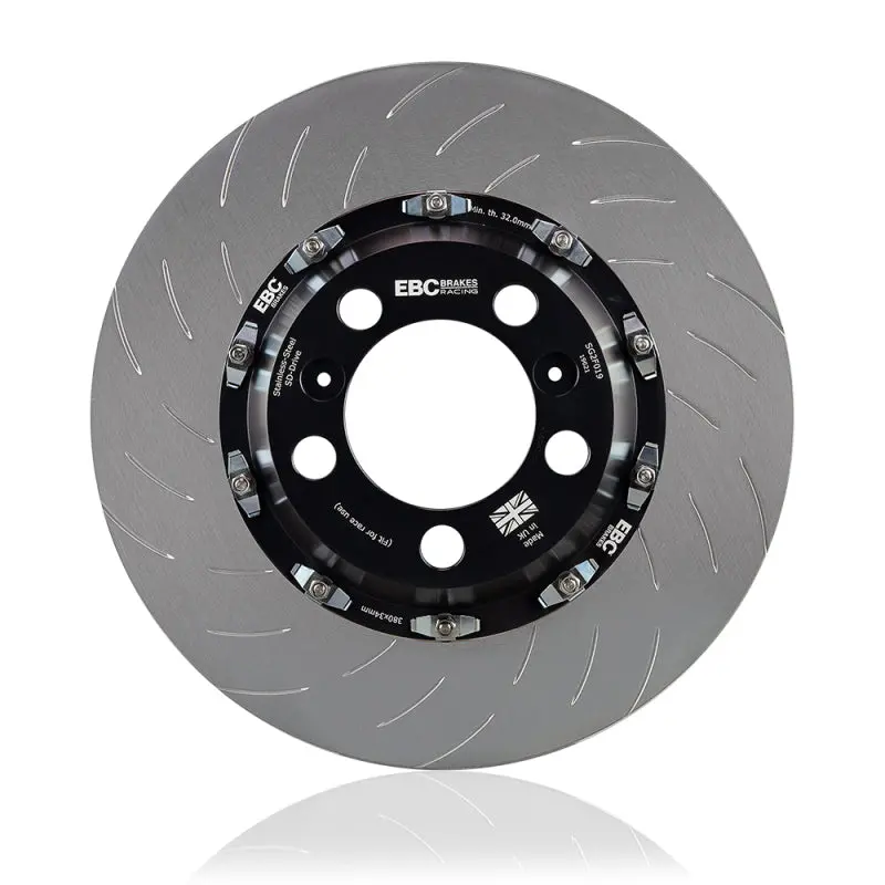 Ebc Racing Two-Piece Sg Front Rotors For Porsche 911 (991/992) 3.8Tt With Cast Iron Discs 1