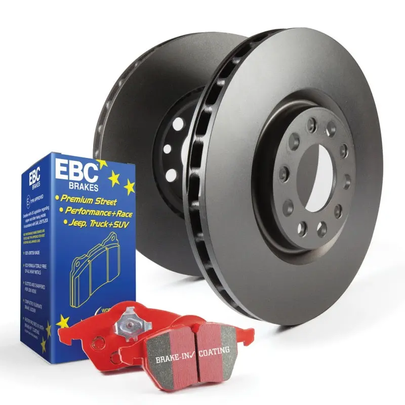Ebc Redstuff Brake Pad & Rk Rotor Kit – High-Performance Street And Track-Compatible Set 1