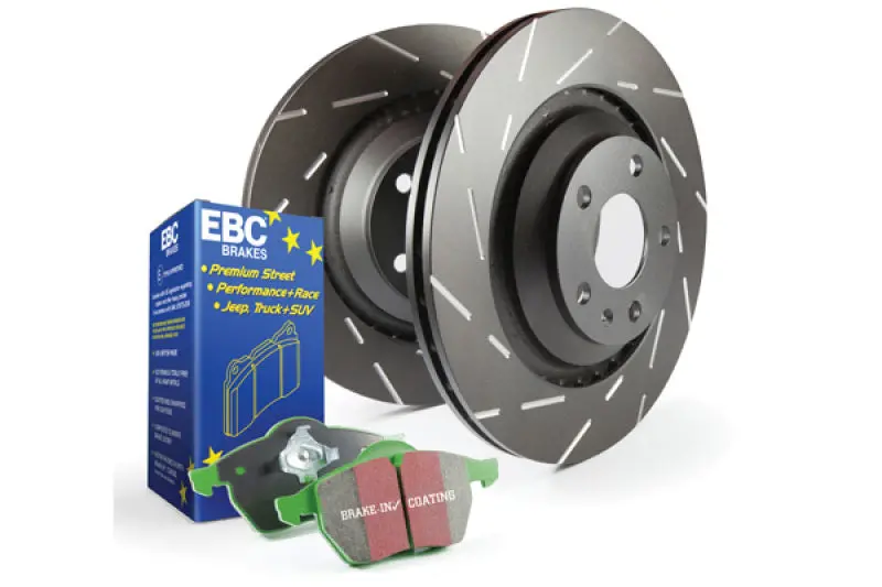 Ebc S2 Performance Brake Kit – Greenstuff Pads + Usr Drilled & Slotted Rotors 1