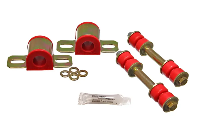 Energy Suspension 24Mm Rear Stabilizer Bar Bushing Kit For Gm Vehicles (Red) 1