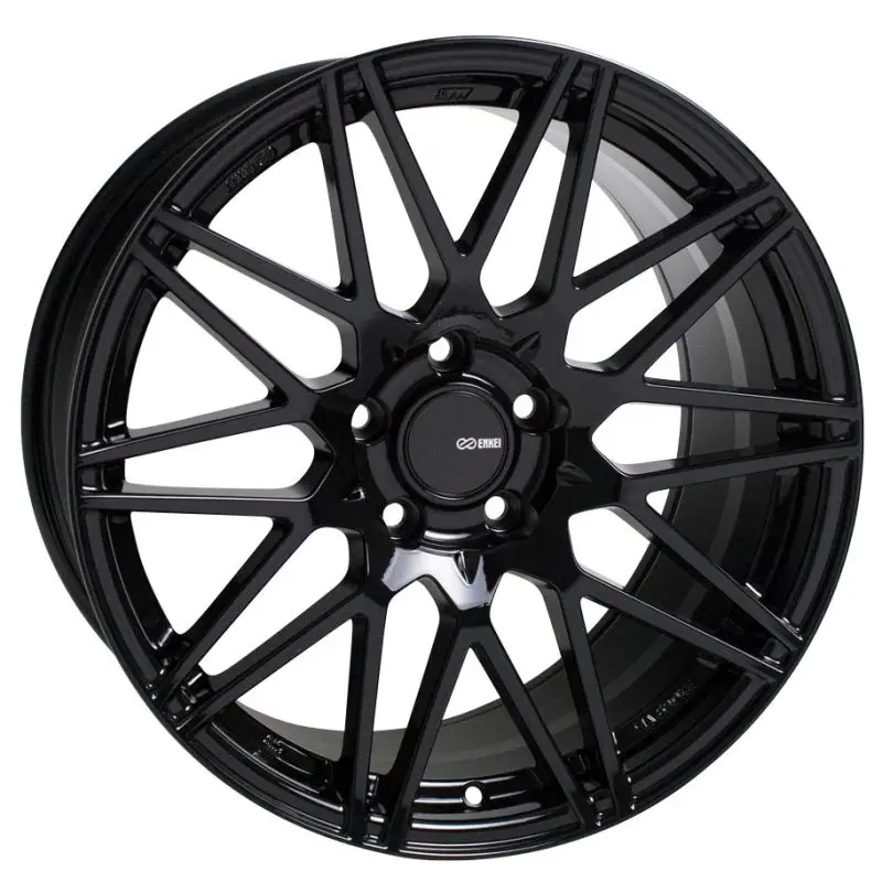 Enkei Tms Gloss Black Performance Wheel – 18X8", 5X112Mm, 45Mm Offset, 72.6Mm Bore 1