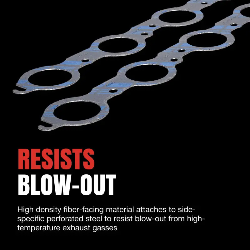 Fel-Pro Exhaust Manifold Gasket Set For Lexus Sc400 (1992–2000), Toyota 4Runner (2003–2005), & Land Cruiser (1998–2005) 1