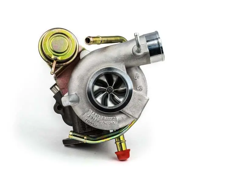 Forced Performance Turbocharger Assembly – Blue Bb Lope 58Mm Ch8 Cm Turbine Housing With Internal Wastegate & Oil Line For Subaru Sti/Wrx 1