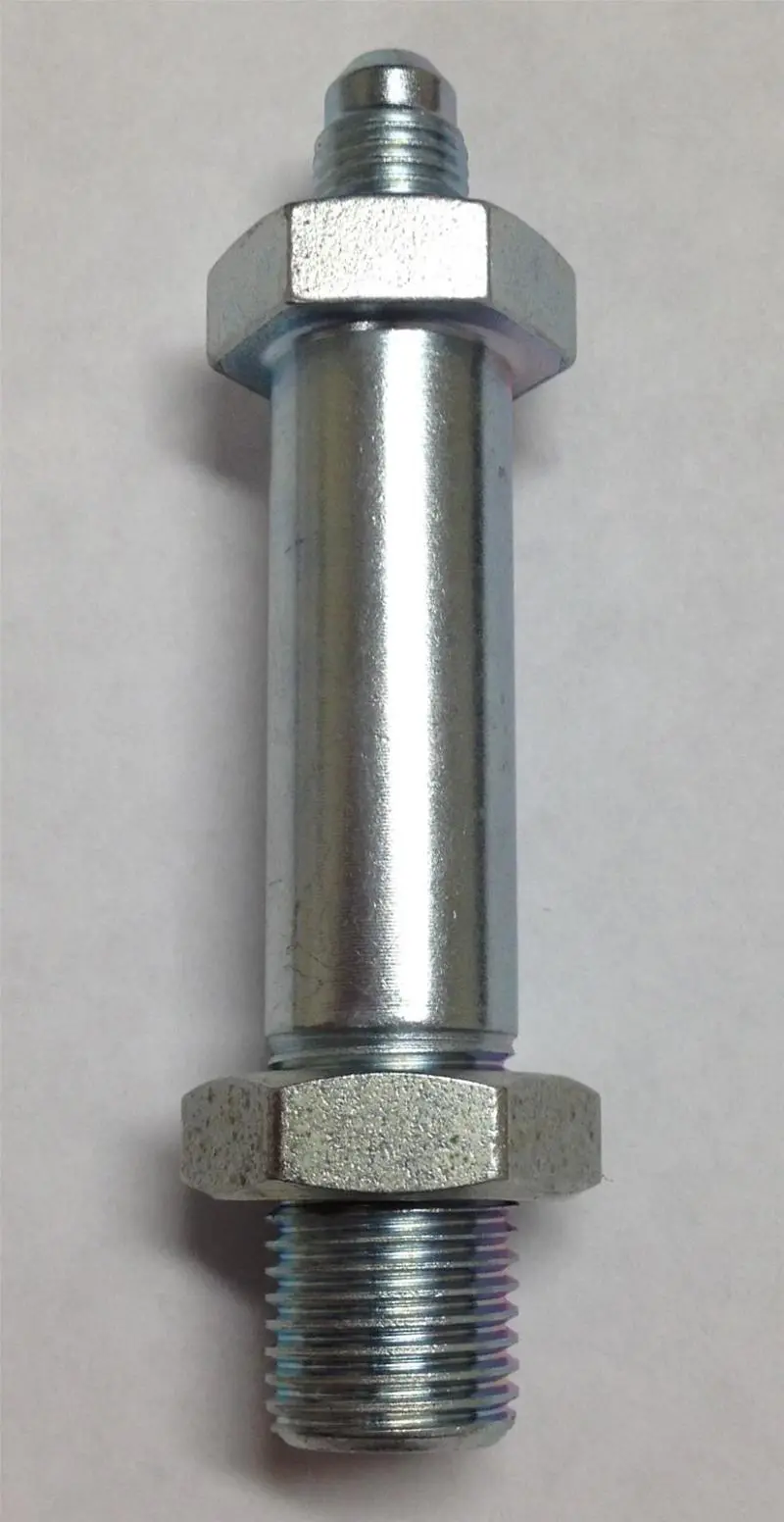 Fragola -3An To 1/8" Fpt Through-Frame Brake Fitting – Zinc-Plated Steel 1