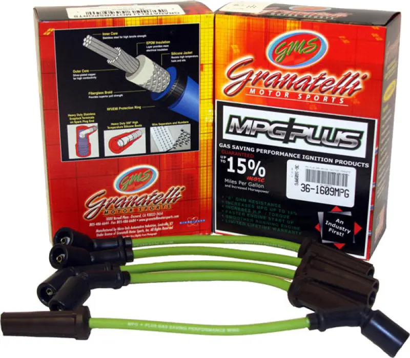 Granatelli Mpg Plus Ignition Wire Set For 1998–2000 Mercedes-Benz C320 (3.2L Inline-6) 1