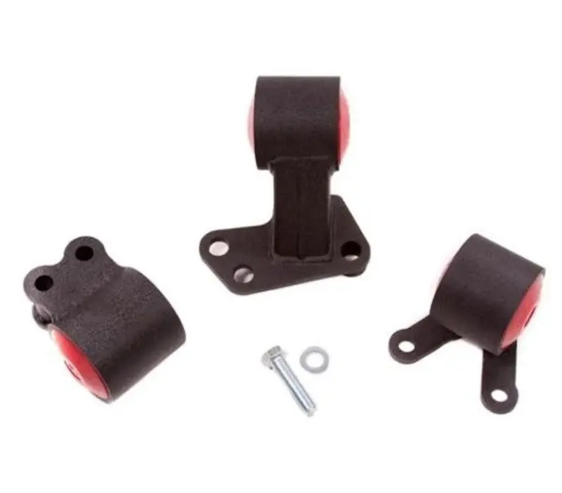 Innovative 94-01 Integra B-Series Black Steel Mounts 95A Bushings (Auto To Manual Hydro) 1